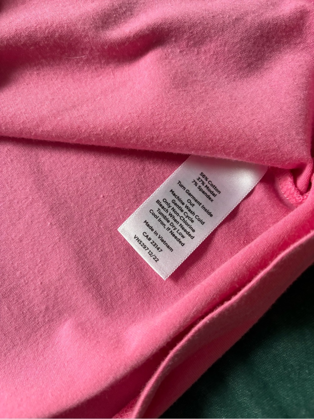 Talbots Pink Ruffle-Neck Sleeveless Tank - Picture 6 of 6